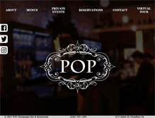 Tablet Screenshot of popchampagnebar.com